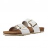 Sandalias Planas Inter-bios 7232 Mujer Blanco