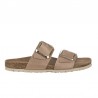 Sandalias Planas Inter-bios 7232 Mujer Beig