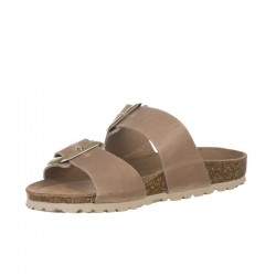Sandalias Planas Inter-bios 7232 Mujer Beig