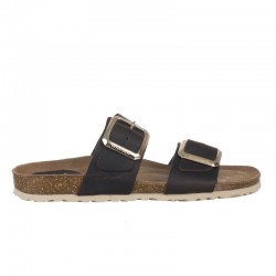 Sandalias Planas Inter-bios 7232 Mujer Moka