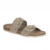 Sandalias Planas Inter-bios 7232 Mujer Kaki