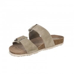 Sandalias Planas Inter-bios 7232 Mujer Kaki