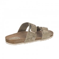 Sandalias Planas Inter-bios 7232 Mujer Kaki