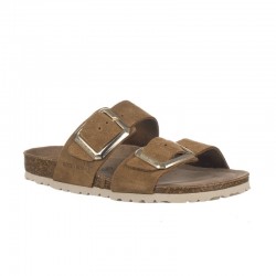 Sandalias Planas Inter-bios 7232 Mujer Cuero