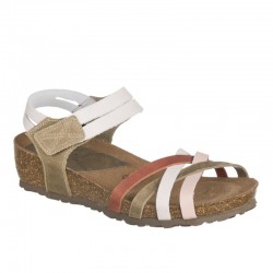 Sandalias Inter-bios 5338 Mujer Gris-kaki