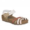Sandalias Inter-bios 5338 Mujer Gris-kaki