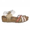 Sandalias Inter-bios 5338 Mujer Gris-kaki