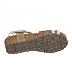 Sandalias Inter-bios 5338 Mujer Gris-kaki
