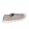 Zapatillas Lona Natural World 102e Mujer Gris-gris