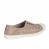 Zapatillas Lona Natural World 3102e Hombre Beig