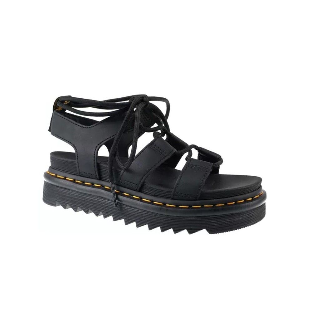 Sandalias Planas Dr. Martens Nartilla Mujer Negro