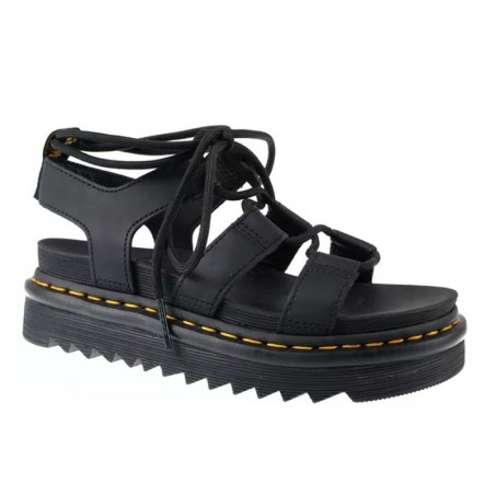 Sandalias Planas Dr. Martens Nartilla Mujer Negro