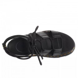 Sandalias Planas Dr. Martens Nartilla Mujer Negro