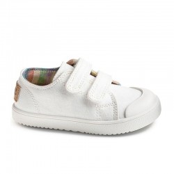 Zapatillas Lona Ba Pablosky 980100 Niña Blanco