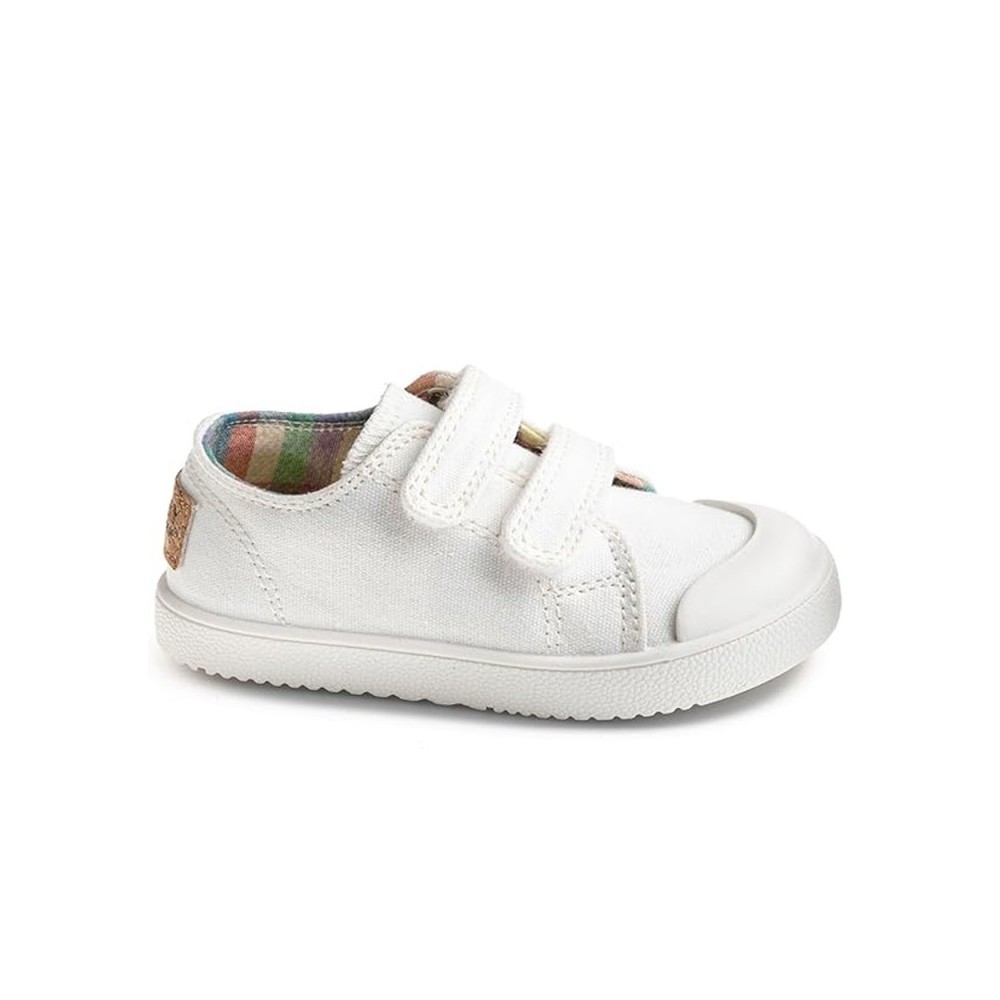 Zapatillas Lona Ba Pablosky 980100 Niña Blanco