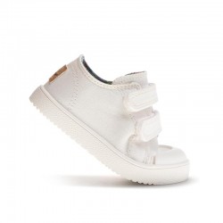 Zapatillas Lona Ba Pablosky 980100 Niña Blanco