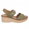 Cuñas Zapp 2661 Mujer Kaki