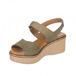 Cuñas Zapp 2661 Mujer Kaki