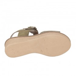 Cuñas Zapp 2661 Mujer Kaki