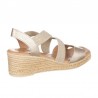 Cuñas Zapp 1110 Mujer Oro