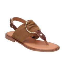 Sandalias Planas Chika10 Musaka 07 Mujer Cuero