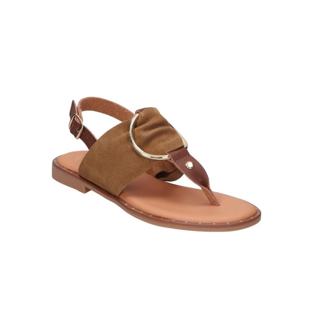 Sandalias Planas Chika10 Musaka 07 Mujer Cuero