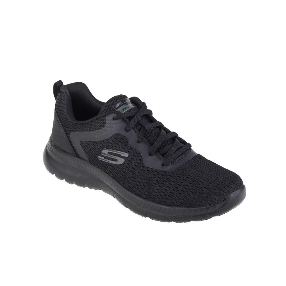Sneakers Skechers Bountiful - Quick Path Mujer Negro-negro