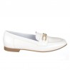 Mocasines Pitillos 10474 Mujer Blanco