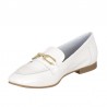 Mocasines Pitillos 10474 Mujer Blanco