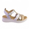Sandalias Planas Pitillos 10614 Mujer Blanco