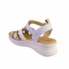 Sandalias Planas Pitillos 10614 Mujer Blanco