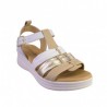 Sandalias Planas Pitillos 10614 Mujer Blanco