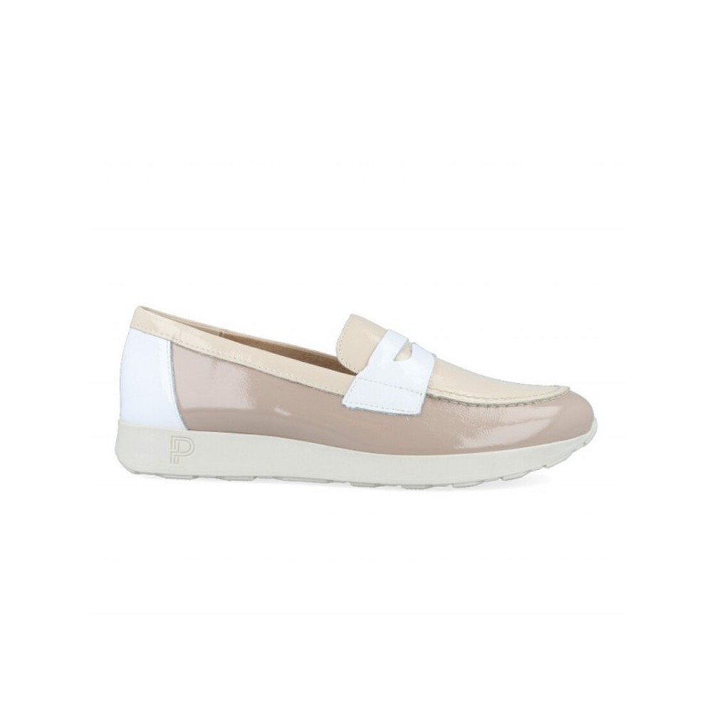 Mocasines Pitillos 10420 Mujer Beig