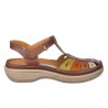 Sandalias Planas Laura Azaña 11987 Mujer Cuero