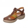Sandalias Planas Laura Azaña 11987 Mujer Cuero