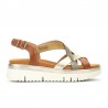 Sandalias Planas Pikolinos W4n-0650 Mujer Cuero