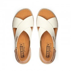 Cuñas Pikolinos W0k-0606 Mujer Beig