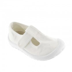 Zapatillas Lona Ba Victoria 1370108 Niña Blanco