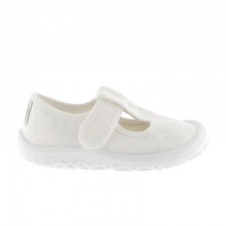 Zapatillas Lona Ba Victoria 1370108 Niña Blanco
