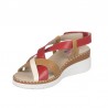 Cuñas Fluchos F2135 Mujer Rojo