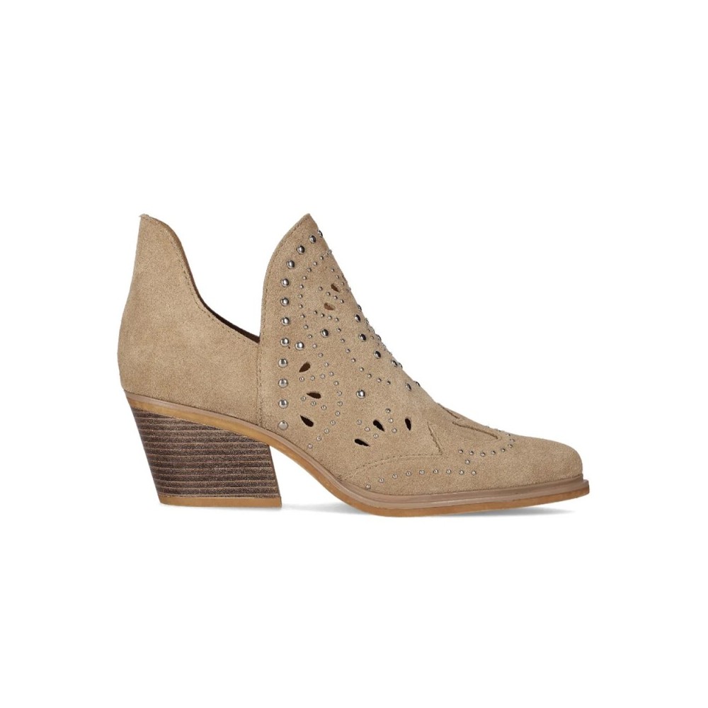 Botines de tacón Chika10 Nereida 06 Mujer Taupe