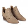 Botines de tacón Chika10 Nereida 06 Mujer Taupe