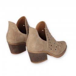 Botines de tacón Chika10 Nereida 06 Mujer Taupe