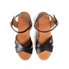 Sandalias de tacón Popa Clifton Mujer Negro