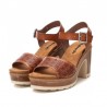Sandalias de tacón Refresh 172781 Mujer Camel