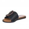Sandalias Planas Noa Harmon 9663 Mujer Negro