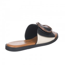 Sandalias Planas Noa Harmon 9663 Mujer Negro