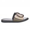 Sandalias Planas Noa Harmon 9663 Mujer Taupe