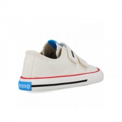 Zapatillas Lona Ba Mustang 49049 Niña Blanco