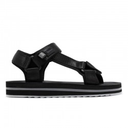 Sandalias Planas D.franklin Dfsh404001 Mujer Negro-negro
